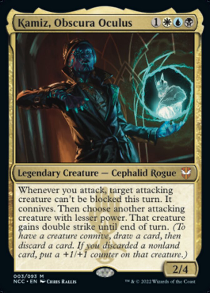 Kamiz, Obscura Oculus [Streets of New Capenna Commander] MTG Single Magic: The Gathering | Red Claw Gaming