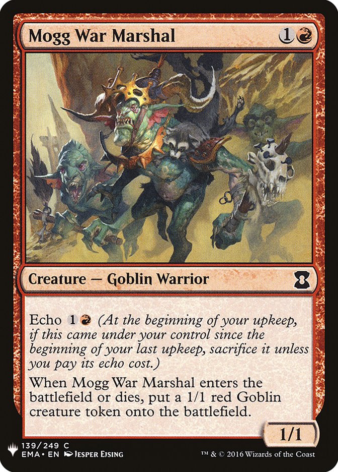 Mogg War Marshal [Mystery Booster] MTG Single Magic: The Gathering | Red Claw Gaming