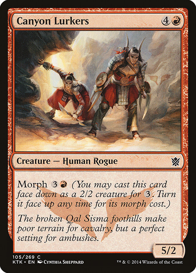 Canyon Lurkers [Khans of Tarkir] MTG Single Magic: The Gathering | Red Claw Gaming