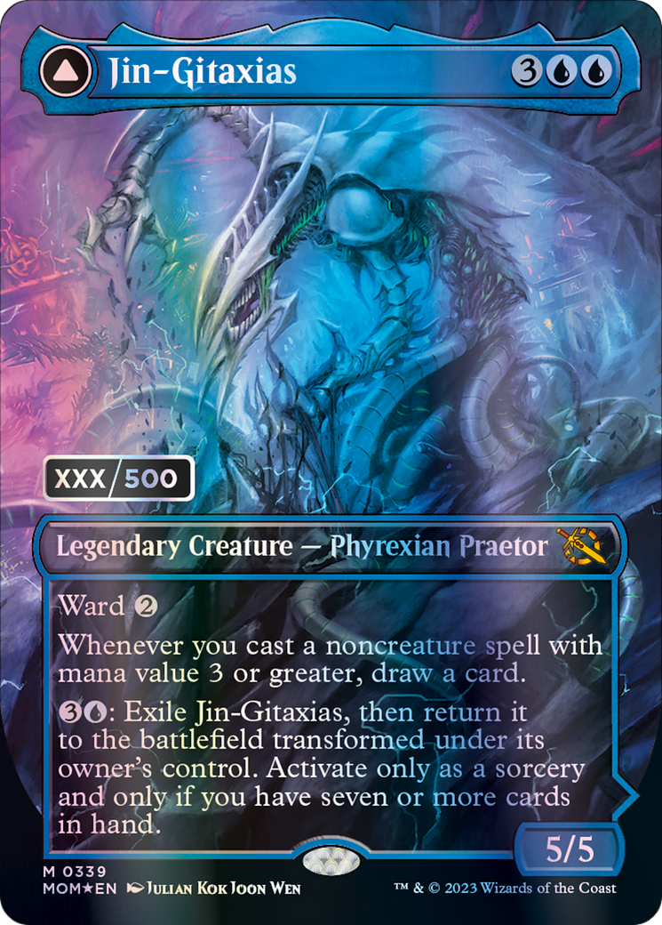 Jin-Gitaxias // The Great Synthesis (Serialized) [March of the Machine] MTG Single Magic: The Gathering    | Red Claw Gaming