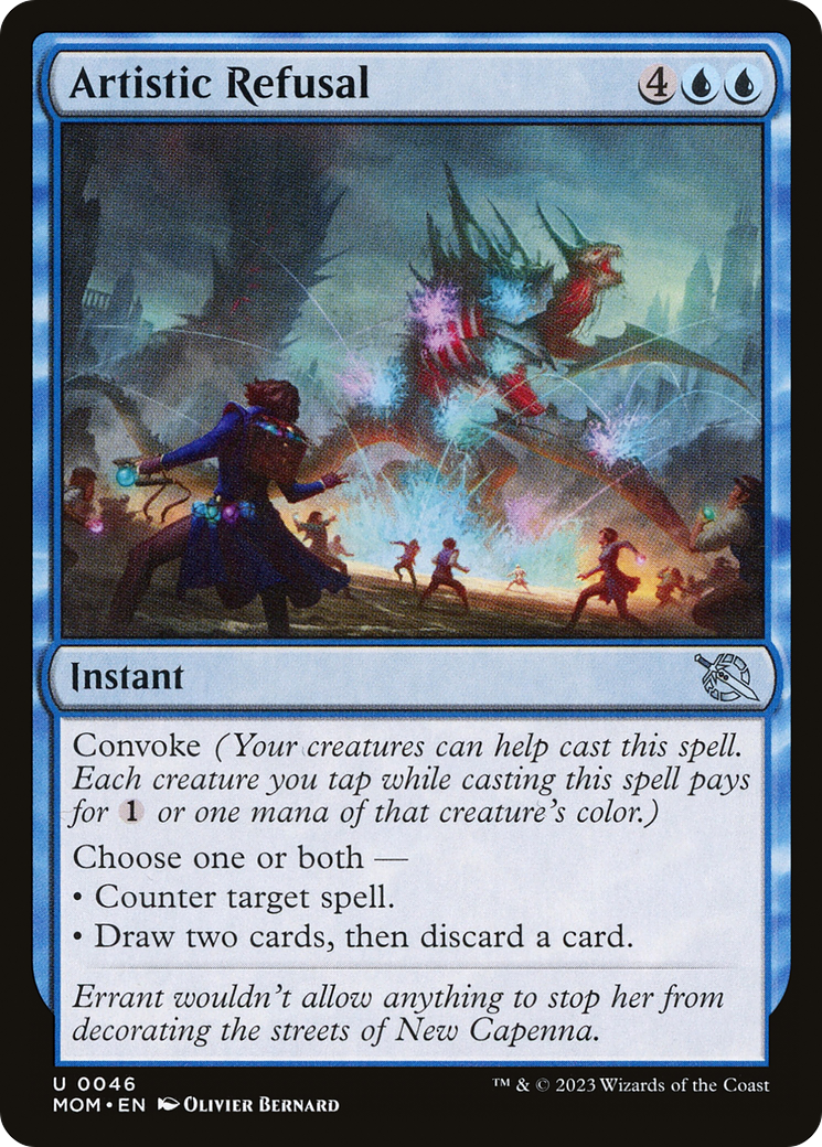 Artistic Refusal [March of the Machine] MTG Single Magic: The Gathering    | Red Claw Gaming