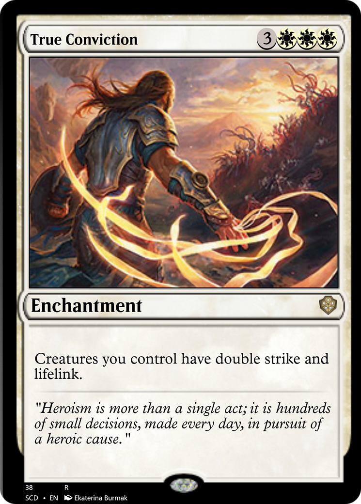 True Conviction [Starter Commander Decks] MTG Single Magic: The Gathering | Red Claw Gaming