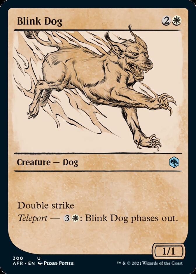 Blink Dog (Showcase) [Dungeons & Dragons: Adventures in the Forgotten Realms] MTG Single Magic: The Gathering | Red Claw Gaming