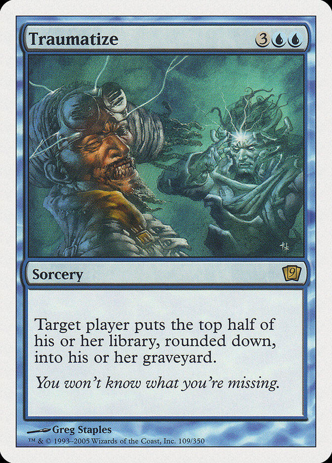 Traumatize [Ninth Edition] MTG Single Magic: The Gathering | Red Claw Gaming