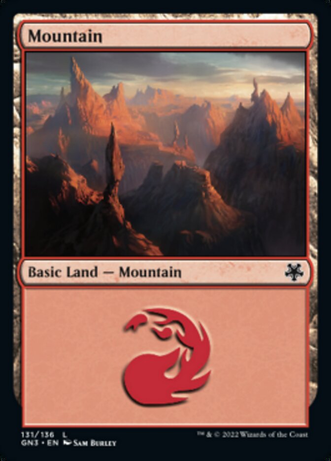 Mountain (131) [Game Night: Free-for-All] MTG Single Magic: The Gathering | Red Claw Gaming