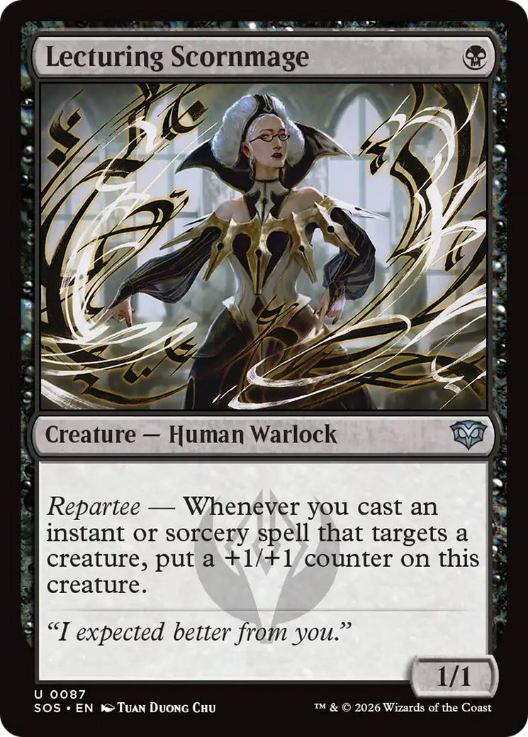 Lecturing Scornmage [Secrets of Strixhaven] MTG Single Magic: The Gathering | Red Claw Gaming