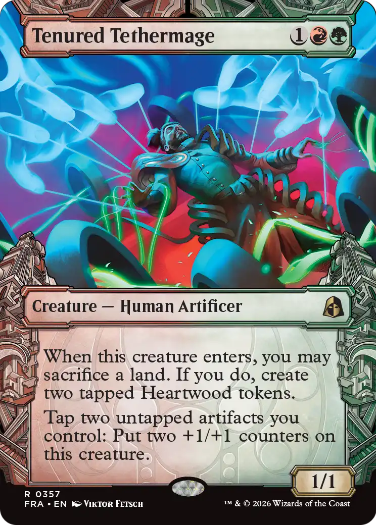Tenured Tethermage (Showcase) [Reality Fracture] MTG Single Magic: The Gathering | Red Claw Gaming