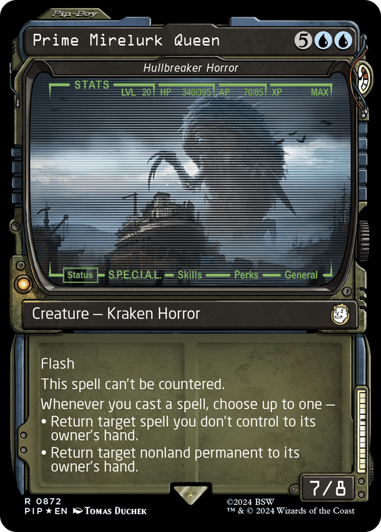 Prime Mirelurk Queen - Hullbreaker Horror (Showcase) (Surge Foil) [Fallout] MTG Single Magic: The Gathering | Red Claw Gaming