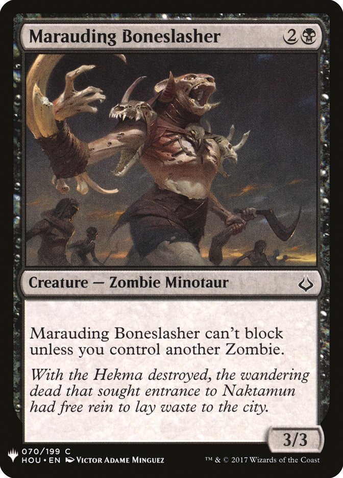 Marauding Boneslasher [Mystery Booster] MTG Single Magic: The Gathering | Red Claw Gaming