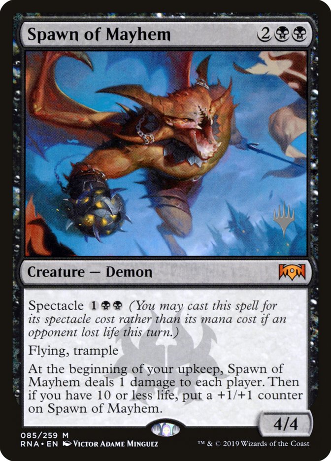 Spawn of Mayhem (Promo Pack) [Ravnica Allegiance Promos] MTG Single Magic: The Gathering | Red Claw Gaming