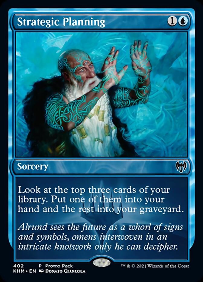 Strategic Planning (Promo Pack) [Kaldheim Promos] MTG Single Magic: The Gathering | Red Claw Gaming