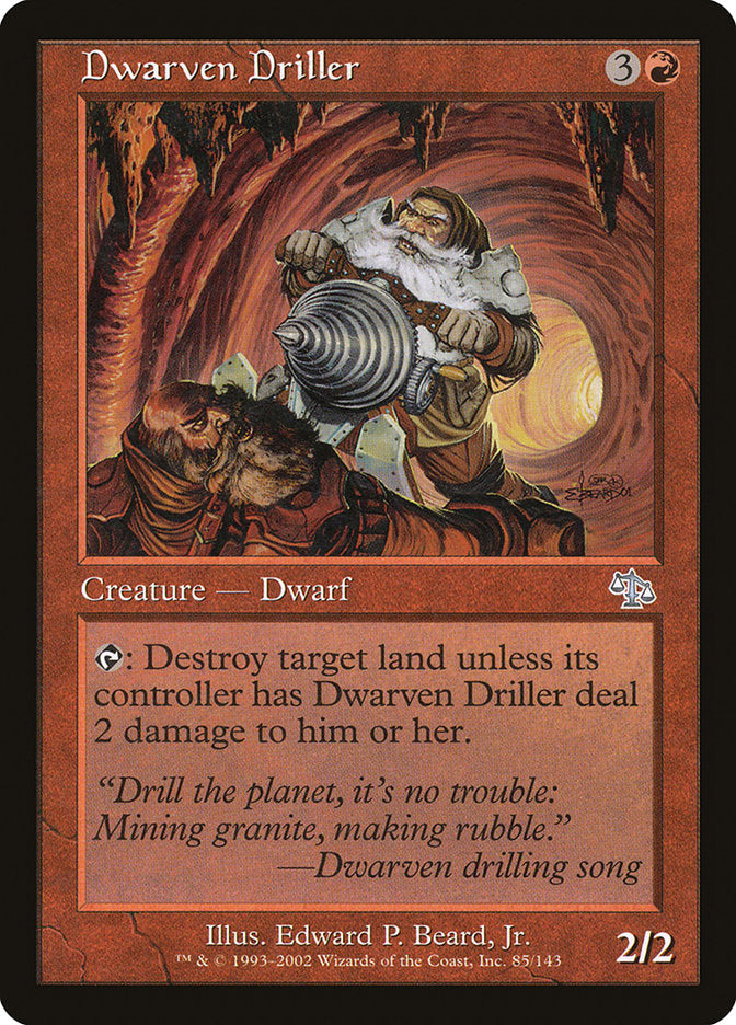 Dwarven Driller [Judgment] MTG Single Magic: The Gathering | Red Claw Gaming