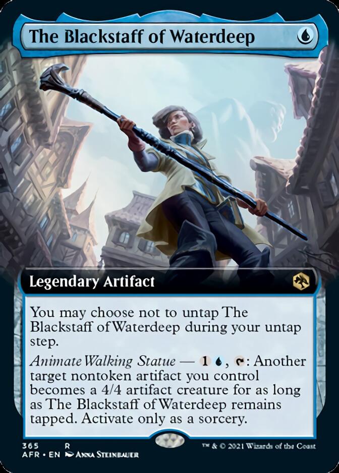 The Blackstaff of Waterdeep (Extended Art) [Dungeons & Dragons: Adventures in the Forgotten Realms] MTG Single Magic: The Gathering | Red Claw Gaming