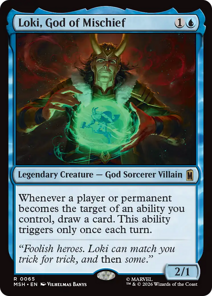 Loki, God of Mischief [Marvel Super Heroes] MTG Single Magic: The Gathering | Red Claw Gaming
