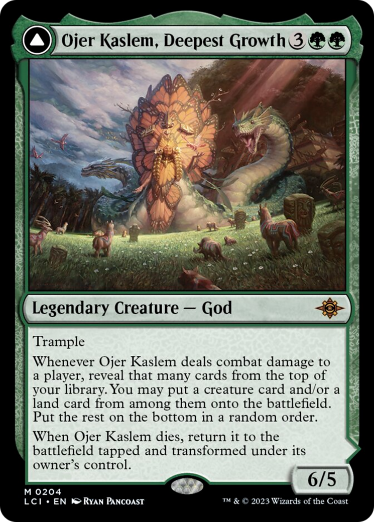 Ojer Kaslem, Deepest Growth // Temple of Cultivation [The Lost Caverns of Ixalan] MTG Single Magic: The Gathering    | Red Claw Gaming