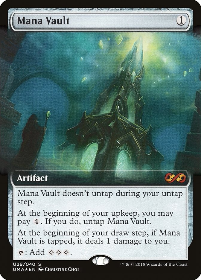 Mana Vault (Topper) [Ultimate Masters Box Topper] MTG Single Magic: The Gathering | Red Claw Gaming