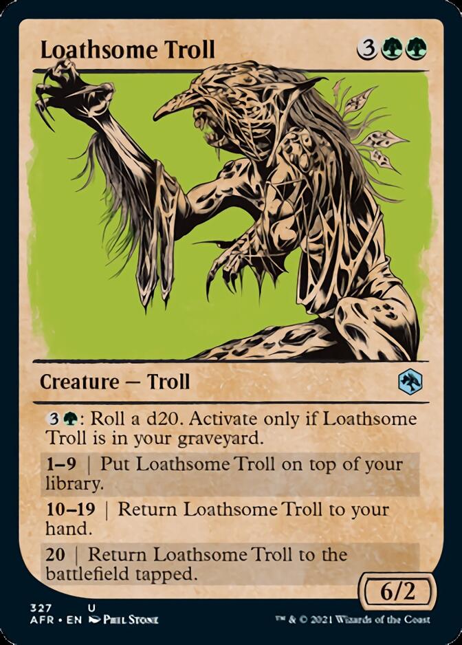 Loathsome Troll (Showcase) [Dungeons & Dragons: Adventures in the Forgotten Realms] MTG Single Magic: The Gathering | Red Claw Gaming