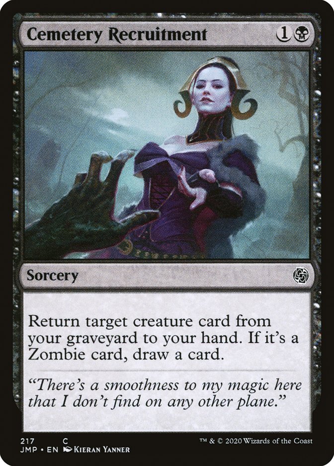 Cemetery Recruitment [Jumpstart] MTG Single Magic: The Gathering | Red Claw Gaming