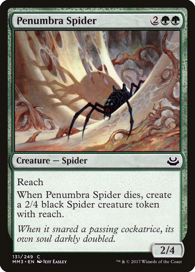 Penumbra Spider [Modern Masters 2017] MTG Single Magic: The Gathering | Red Claw Gaming