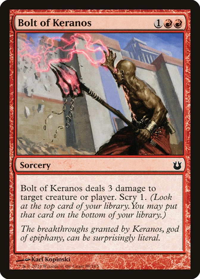 Bolt of Keranos [Born of the Gods] MTG Single Magic: The Gathering | Red Claw Gaming