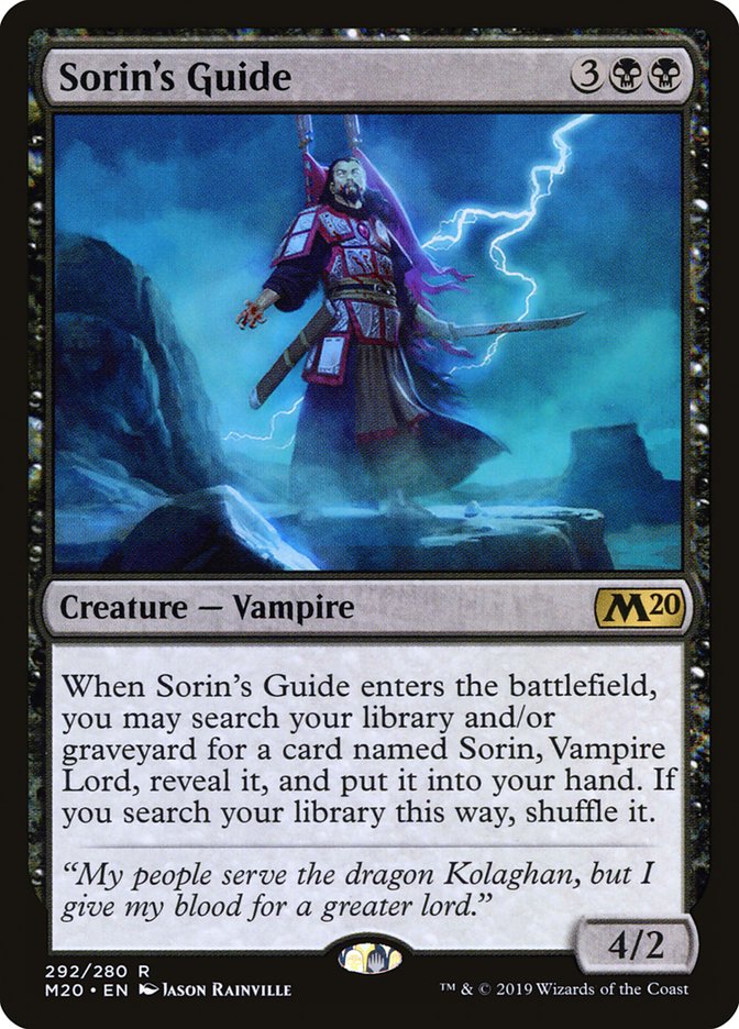 Sorin's Guide [Core Set 2020] MTG Single Magic: The Gathering | Red Claw Gaming