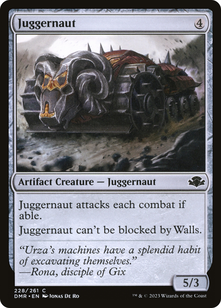 Juggernaut [Dominaria Remastered] MTG Single Magic: The Gathering | Red Claw Gaming