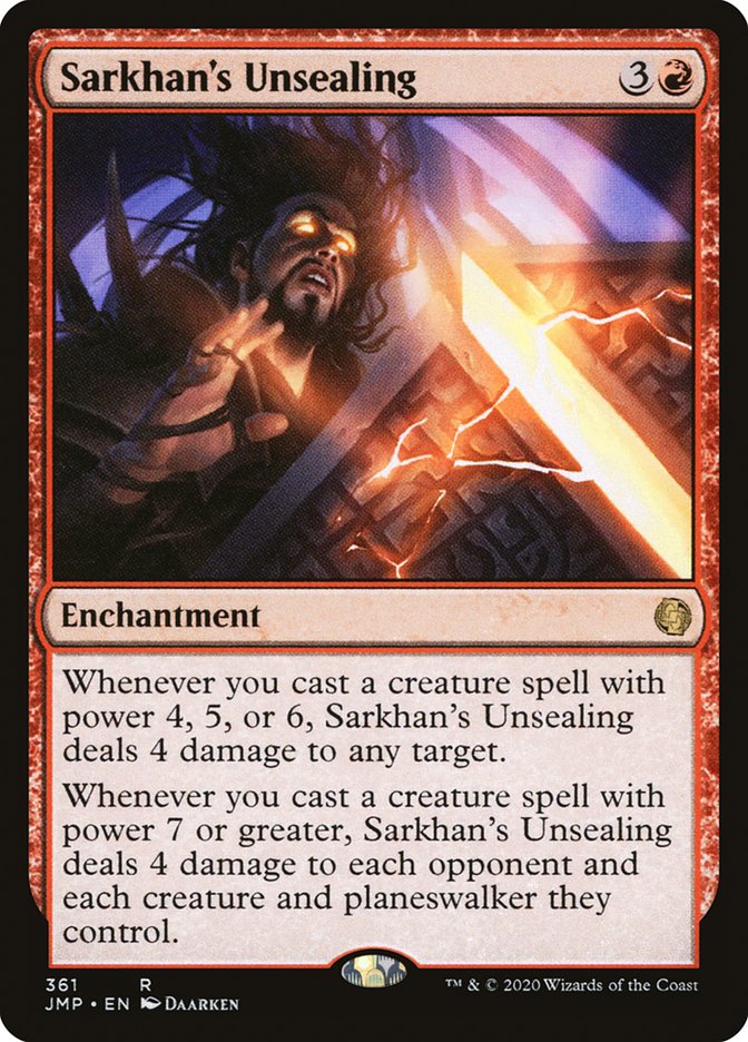 Sarkhan's Unsealing [Jumpstart] MTG Single Magic: The Gathering | Red Claw Gaming