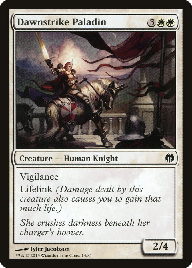 Dawnstrike Paladin [Duel Decks: Heroes vs. Monsters] MTG Single Magic: The Gathering    | Red Claw Gaming
