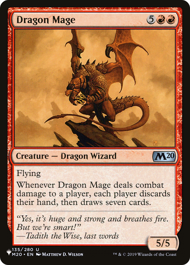 Dragon Mage [The List] MTG Single Magic: The Gathering | Red Claw Gaming