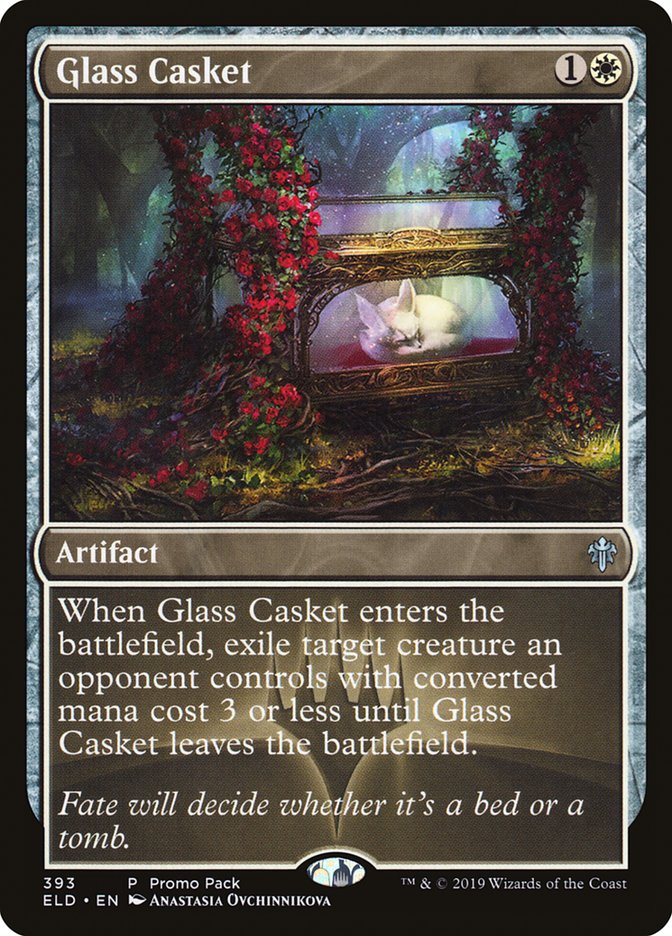 Glass Casket (Promo Pack) [Throne of Eldraine Promos] MTG Single Magic: The Gathering | Red Claw Gaming