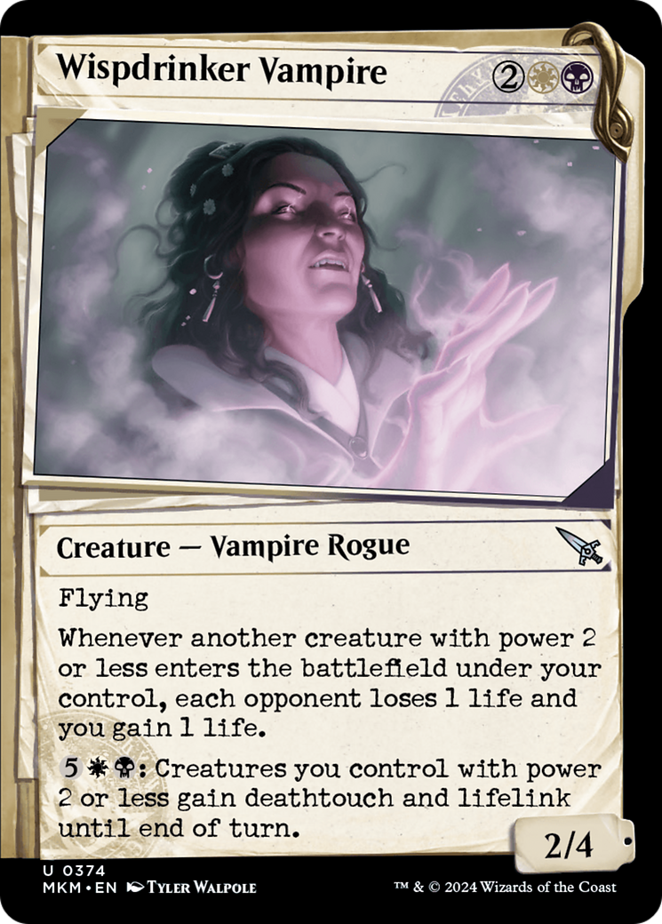 Wispdrinker Vampire (Showcase) [Murders at Karlov Manor] MTG Single Magic: The Gathering    | Red Claw Gaming