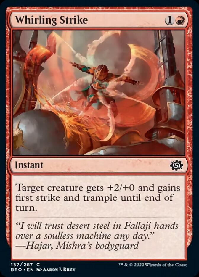 Whirling Strike [The Brothers' War] MTG Single Magic: The Gathering | Red Claw Gaming