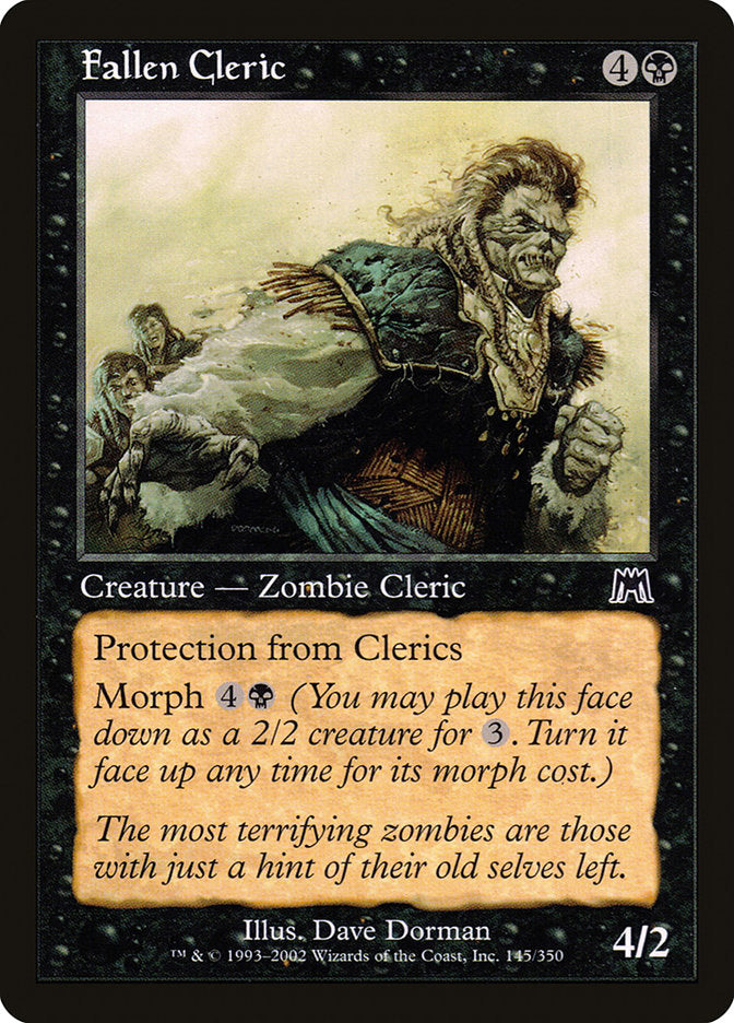 Fallen Cleric [Onslaught] MTG Single Magic: The Gathering | Red Claw Gaming