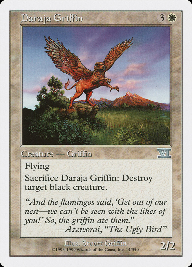 Daraja Griffin [Classic Sixth Edition] MTG Single Magic: The Gathering | Red Claw Gaming