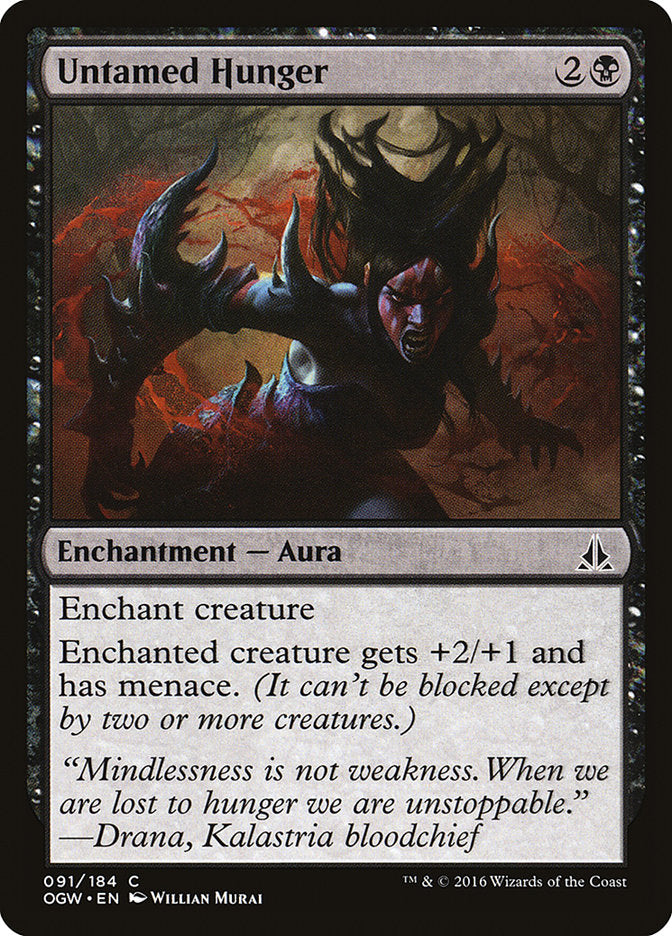 Untamed Hunger [Oath of the Gatewatch] MTG Single Magic: The Gathering | Red Claw Gaming
