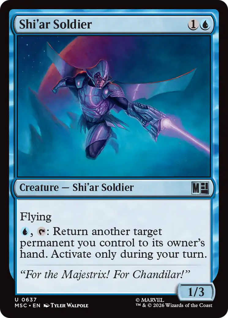 Shi'ar Soldier [Marvel Super Heroes Commander] MTG Single Magic: The Gathering | Red Claw Gaming