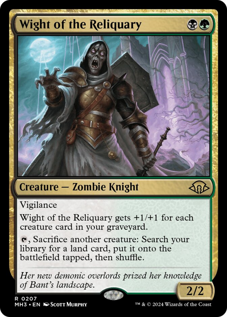 Wight of the Reliquary [Modern Horizons 3] MTG Single Magic: The Gathering    | Red Claw Gaming