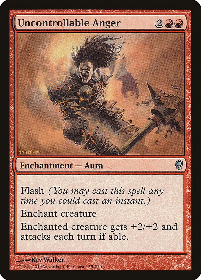 Uncontrollable Anger [Conspiracy] MTG Single Magic: The Gathering | Red Claw Gaming