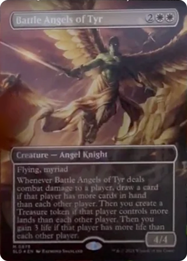 Battle Angels of Tyr (Rainbow Foil) [Secret Lair Drop Series] MTG Single Magic: The Gathering | Red Claw Gaming