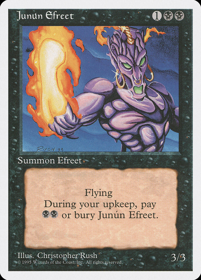 Junun Efreet [Fourth Edition] MTG Single Magic: The Gathering | Red Claw Gaming