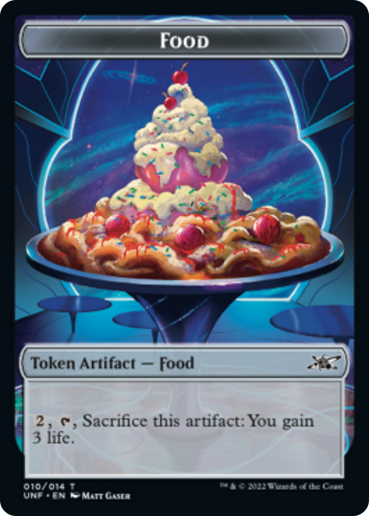 Squirrel // Food (010) Double-Sided Token [Unfinity Tokens] MTG Single Magic: The Gathering | Red Claw Gaming