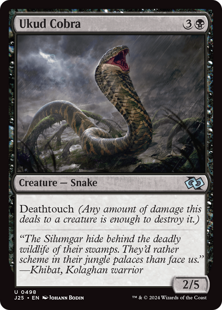 Ukud Cobra [Foundations Jumpstart] MTG Single Magic: The Gathering | Red Claw Gaming