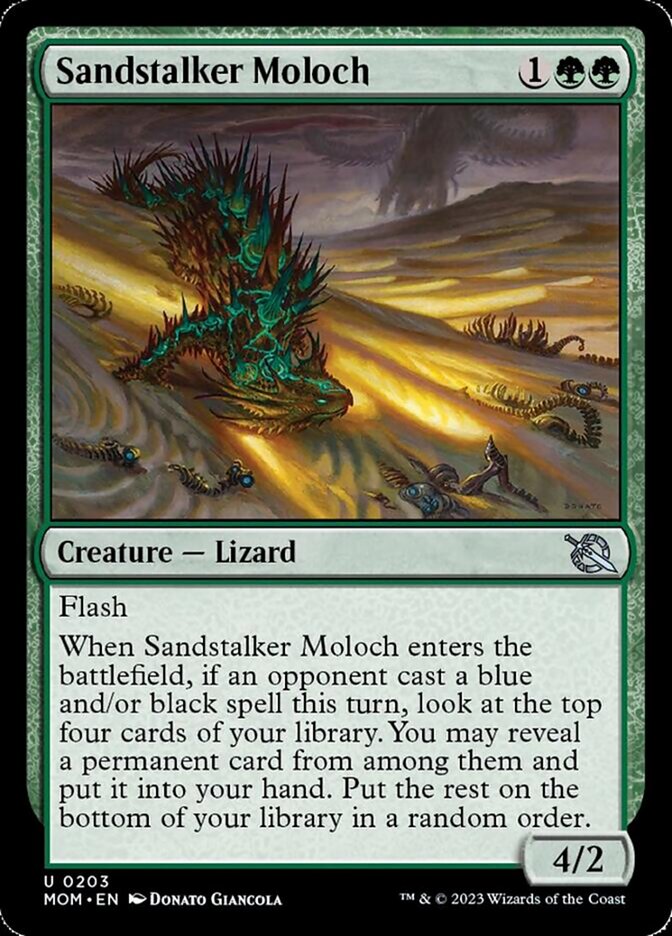 Sandstalker Moloch [March of the Machine] MTG Single Magic: The Gathering    | Red Claw Gaming