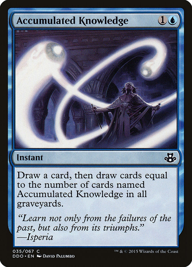 Accumulated Knowledge [Duel Decks: Elspeth vs. Kiora] MTG Single Magic: The Gathering    | Red Claw Gaming