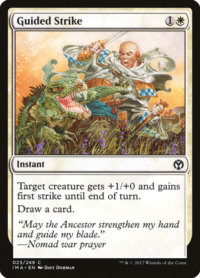 Guided Strike [Iconic Masters] MTG Single Magic: The Gathering | Red Claw Gaming