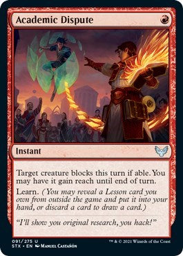 Academic Dispute [Strixhaven: School of Mages] MTG Single Magic: The Gathering | Red Claw Gaming