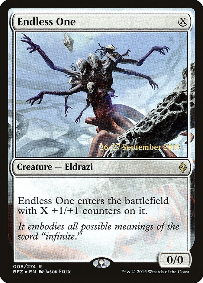 Endless One [Battle for Zendikar Prerelease Promos] MTG Single Magic: The Gathering | Red Claw Gaming