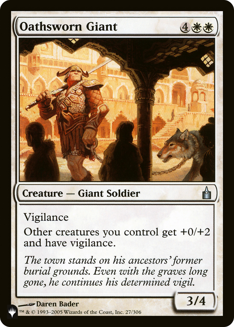 Oathsworn Giant [The List] MTG Single Magic: The Gathering | Red Claw Gaming