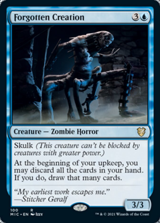 Forgotten Creation [Innistrad: Midnight Hunt Commander] MTG Single Magic: The Gathering | Red Claw Gaming