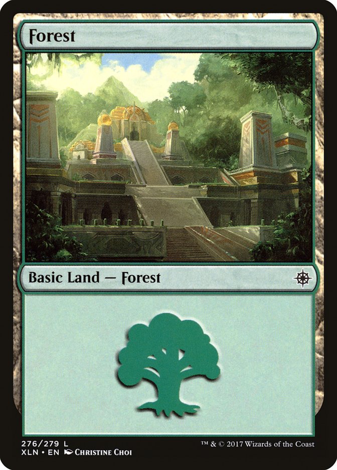 Forest (276) [Ixalan] MTG Single Magic: The Gathering | Red Claw Gaming